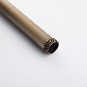 12 Inch Extension Pole Shower Extension Pole for Exposed Shower System in Antique Brass
